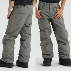 Grey boys 14-16 large burton barnyard snowboard pants room to grow